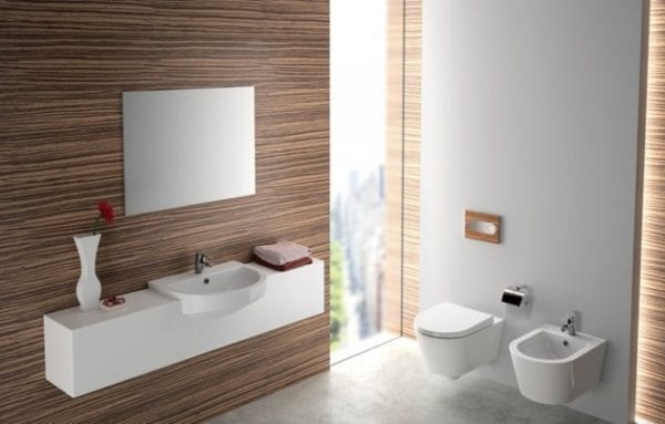 SanIndusa WC suspendu design et bidet