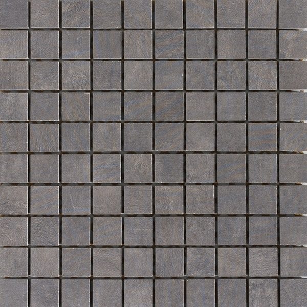 Carrelage imitation ciment Unicom Starker ICON - mosaique JET BLACK