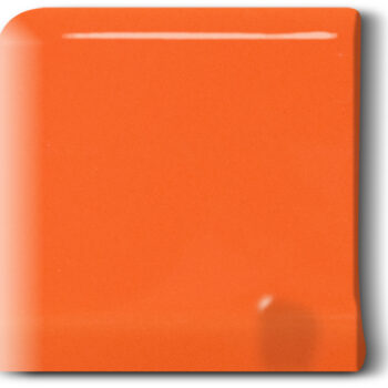 Angle d'encadrement de cimaise droite - Finition pour carrelage METRO Diffusion Céramique - couleur ORANGE MEF0505A62