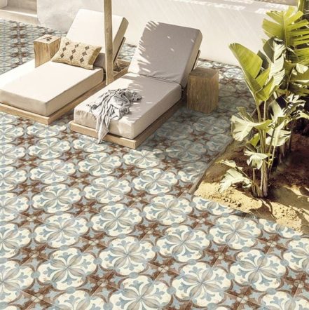 Carrelage imitation carreaux de ciment Nanda LOFT FLOOR 20x20cm - TOLEDO