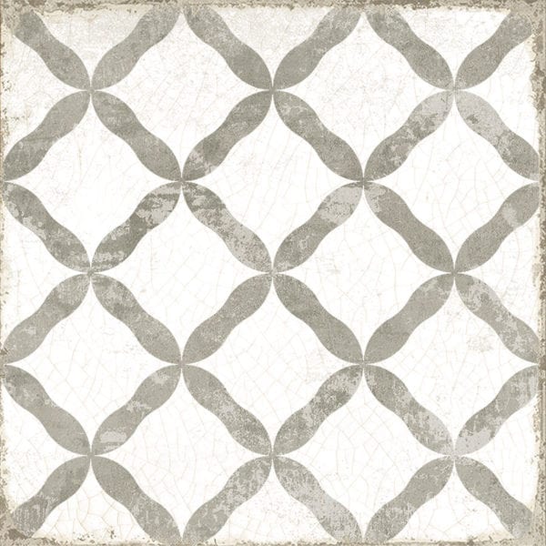 Carrelage espagnol imitation carreaux de ciment - Nanda GRAFTON 20x20cm - DORSET TAUPE