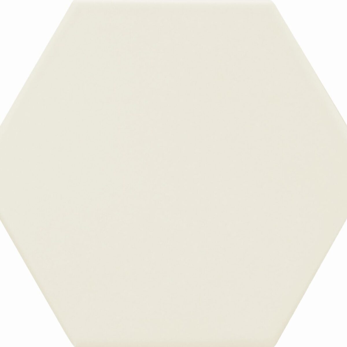 Tomettes hexagonales carrelage Diffusion Céramique DOLCE VITA - blanc BIANCO