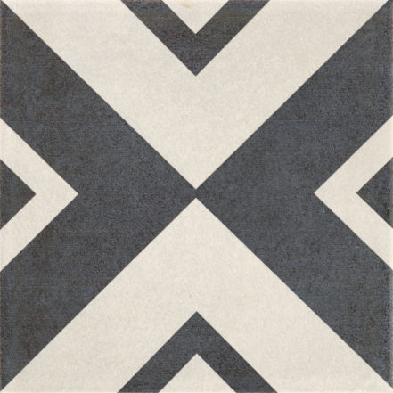 Carreaux de ciment noir et blanc - Recer TWENTIES - VERTEX