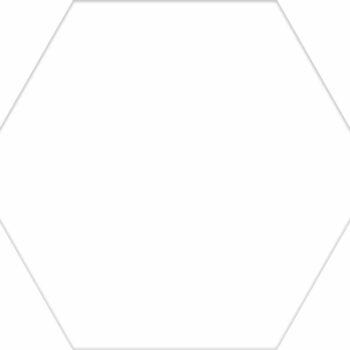 Carrelage hexagonal blanc Diffusion Céramique HEXAGONE