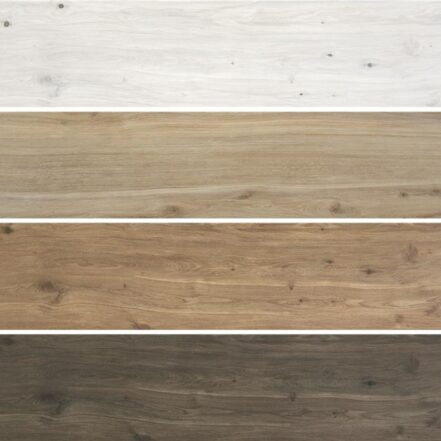 Carrelage imitation parquet STN WOODVILLE - 4 couleurs bois