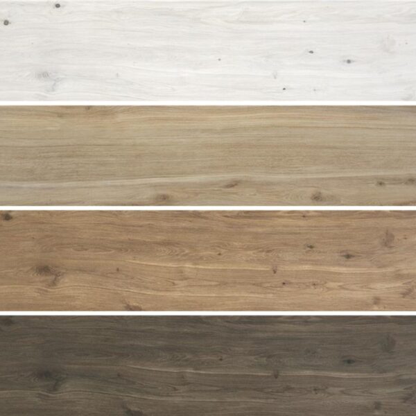 Carrelage imitation parquet STN WOODVILLE - 4 couleurs bois