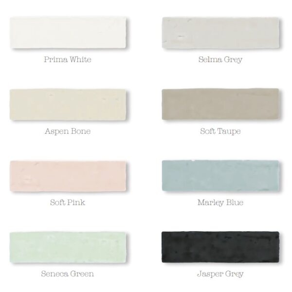 Carrelage pastel NANDA Laurel Clay - 8 coloris