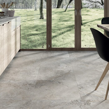 Carrelage imitation pierre Ascot STONE VALLEY - sol cuisine CENERE 60x60cm