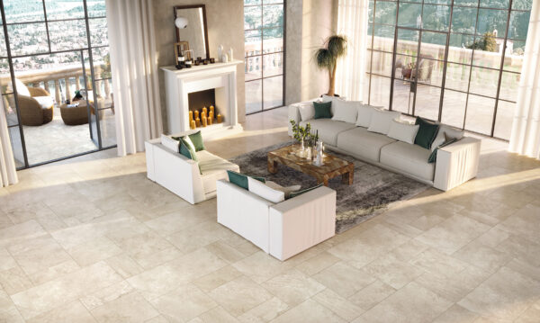 Carrelage Monocibec TRADITION - sol TRAVERTIN BEIGE