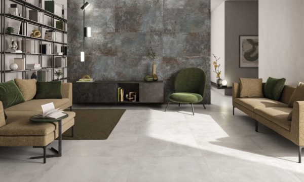 Carrelage BLEND de Century Ceramica - carreaux sol CLASS 80x80cm et mur DESIGN 60x120cm