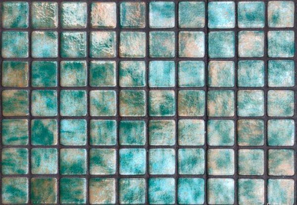 Mosaïque effet piscine Pierre de Bali - Reviglass PARADISE STONES coloris JADE