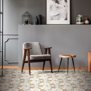 Carreau de ciment hexagonal - carrelage sol Nanda BOHEMIA motif LOLA