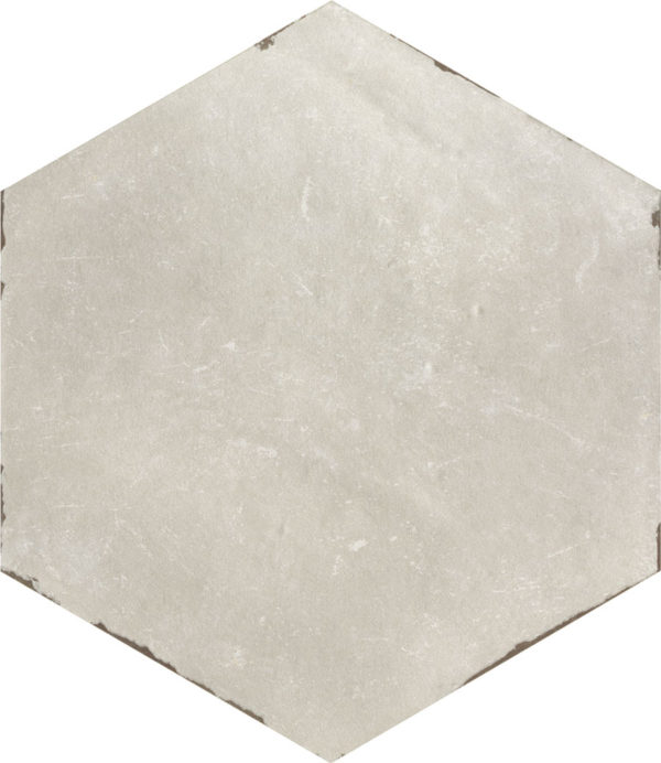 Carrelage imitation Carreau de ciment hexagonal Nanda Capri - TIBERIO TAUPE