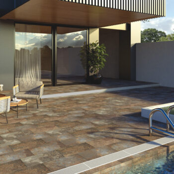 Carrelage effet piscine Pierre BALI SLATE Pasicos