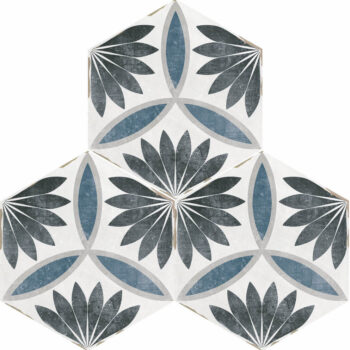 Carrelage imitation Carreau de ciment hexagonal Nanda Capri - motif NORA