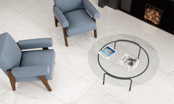 Carrelage marbre blanc Monocibec ARCADIA - Tecno BIANCO