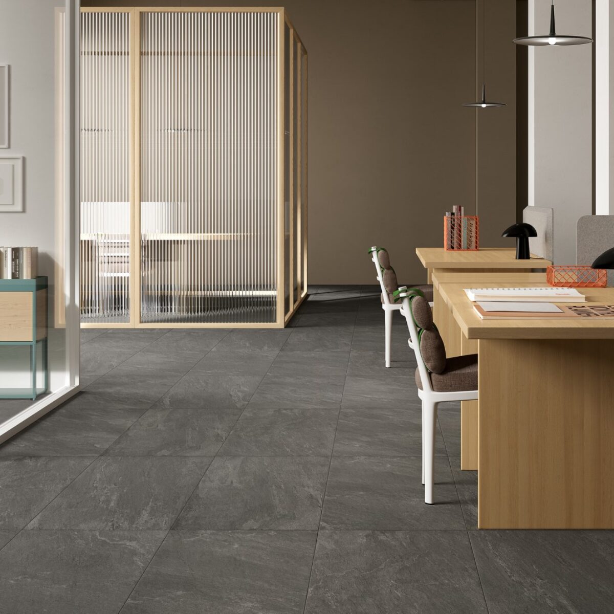 Carrelage imitation pierre Century STONEROCK -sol BLACK STONE