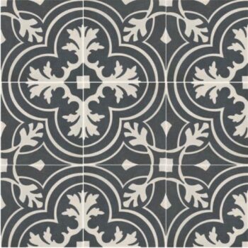 Carrelage carreaux de ciment noir et blanc Recer TWENTIES - CLASSIC