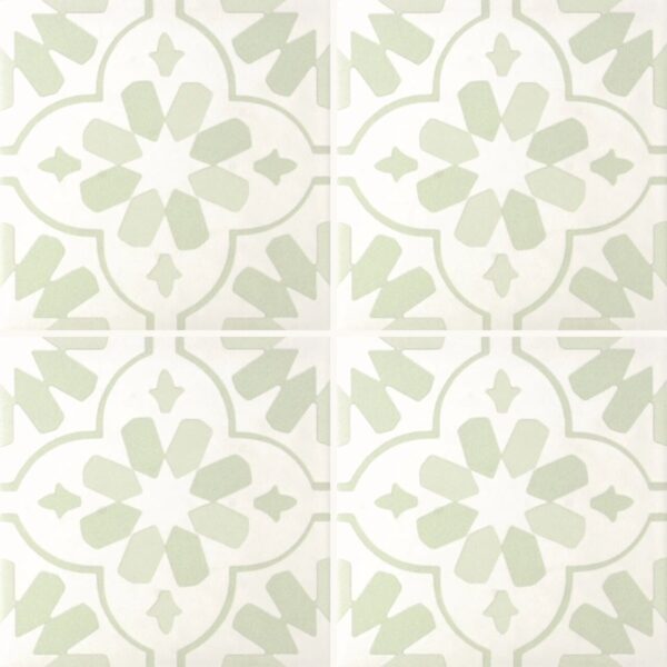 Carrelage imitation carreaux ciment LAMOUR - Airy Green