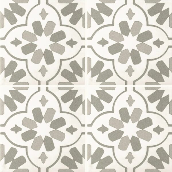 Carrelage imitation carreaux ciment LAMOUR - Airy Grey