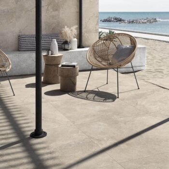 Carrelage pierre / marbre Ascot STONE VALLEY - SABBIA 90x90cm Ext 20mm