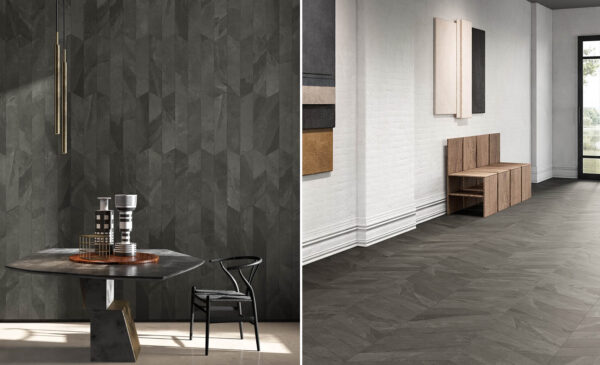 Carrelage ardoise Unicom Starker BRAZILIAN SLATE - sol et mur Chevron