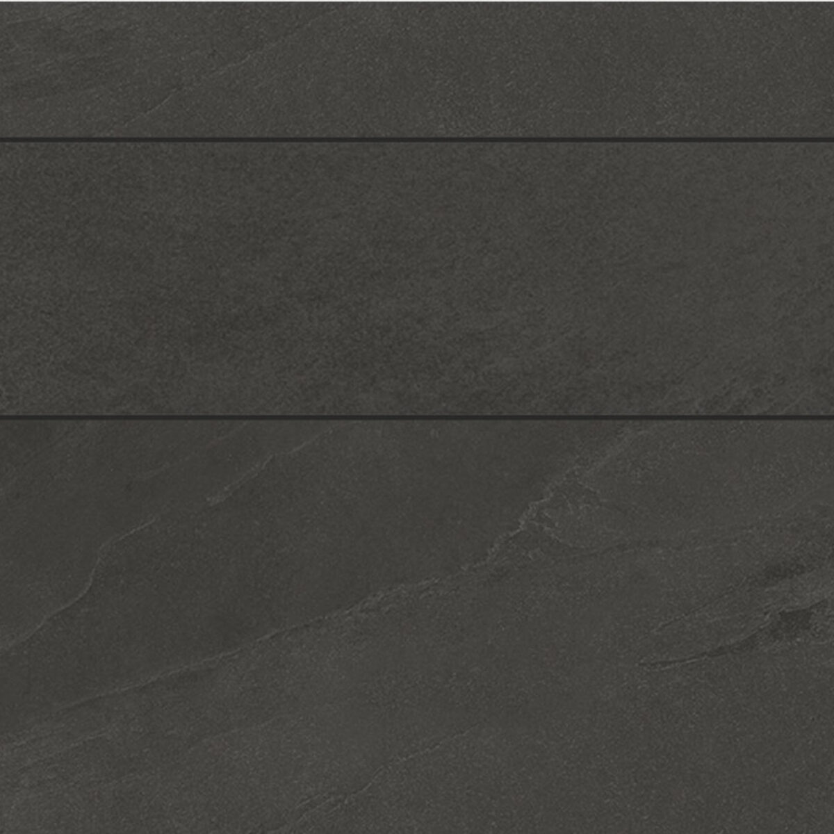 Carrelage ardoise noire Unicom Starker BRAZILIAN SLATE - déco Plank RAIL BLACK