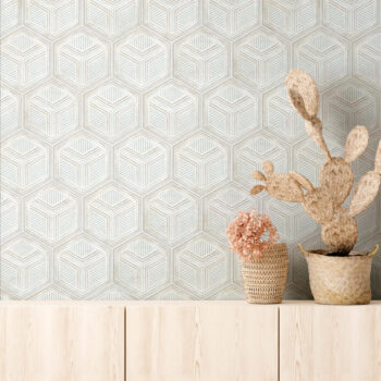 Carrelage effet carreau de ciment hexagonal Nanda HABITANIA - mur LUCI