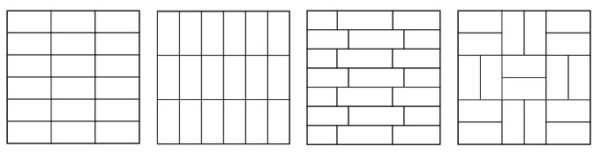 Suggestions schémas de pose du carrelage 30x60cm