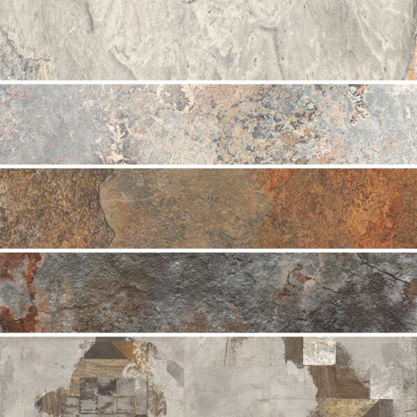 Couleurs du carrelage et des plinthes effet pierre GEOLOGY - carrelage italien Century