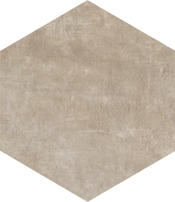 Carrelage hexagonal ICON Taupe Back - carrelage italien Unicom Starker