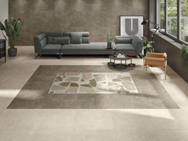 Carrelage imitation pierre STN GLAMSTONE - couleur BEIGE / BROWN / COLD