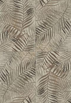 Carrelage grand format 60x120cm imitation papier peint Dado WALLPAPERS - motif BRONZE FERN