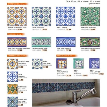 carrelage Doremail - Carreaux de faience Les MEDITERRANEENNES