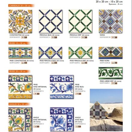 carrelage Doremail - Carreaux de faience Les MEDITERRANEENNES