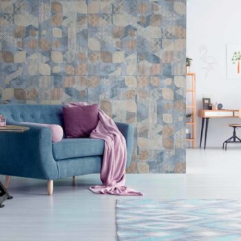 Carrelage grand format 60x120cm imitation papier peint Dado WALLPAPERS - motif GEOMETRIC