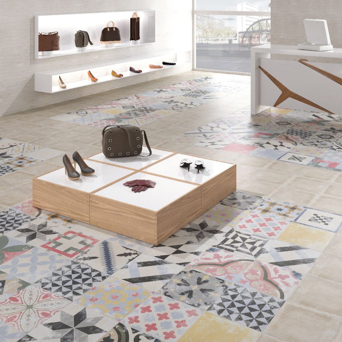 Carrelage patchwork carreaux ciment - Codicer HERITAGE