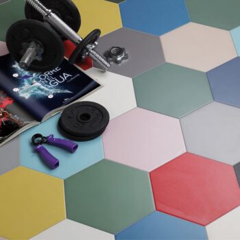 Carrelage hexagonal couleur patchwork Codicer BASIC HEX