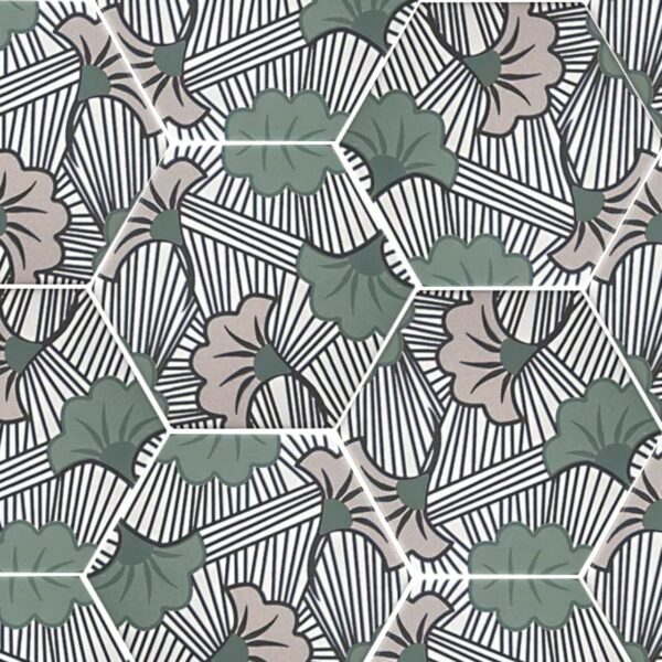 Carrelage hexagonal patchwork Cevica GOOD VIBES - DECO 1