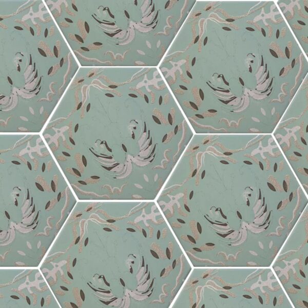 Carrelage hexagonal patchwork Cevica GOOD VIBES - DECO 5