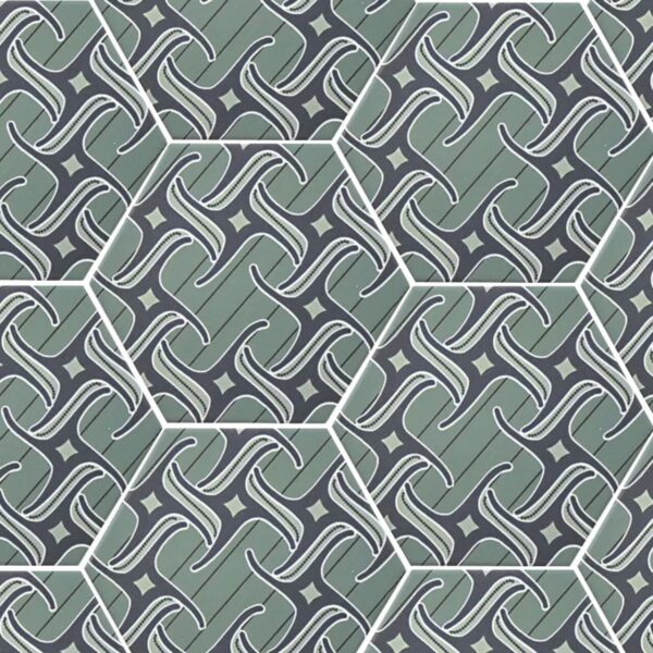 Carrelage hexagonal motifs sol et mur Cevica GOOD VIBES – Image 18