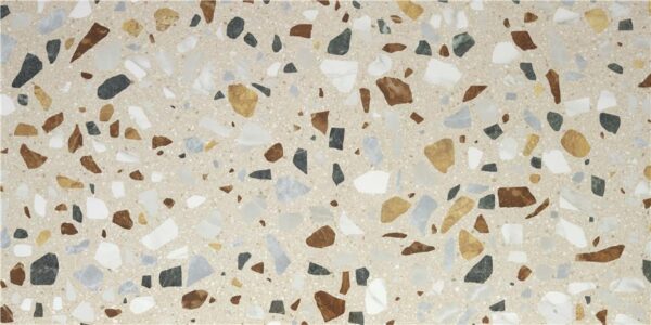 Carrelage terrazzo - Stn CRISP - couleur BEIGE grain XL