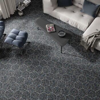 Carrelage terrazzo hexagonal noir Codicer VENICE - DARK COLOURS