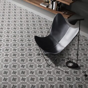 Carrelage imitation carreaux de ciment Diffusion Céramique VINTAGE STAR GREY