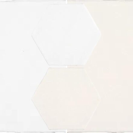 Carrelage hexagonal sol et mur - blanc ou beige - Cevica MARRAKECH