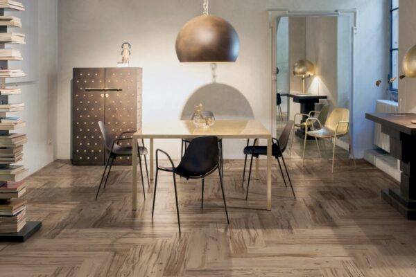 Carrelage imitation parquet sol - Gardenia JUST VENICE couleur ROVERE SCURO