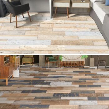 Carrelage imitation parquet patchwork Diffusion Céramique CATAN