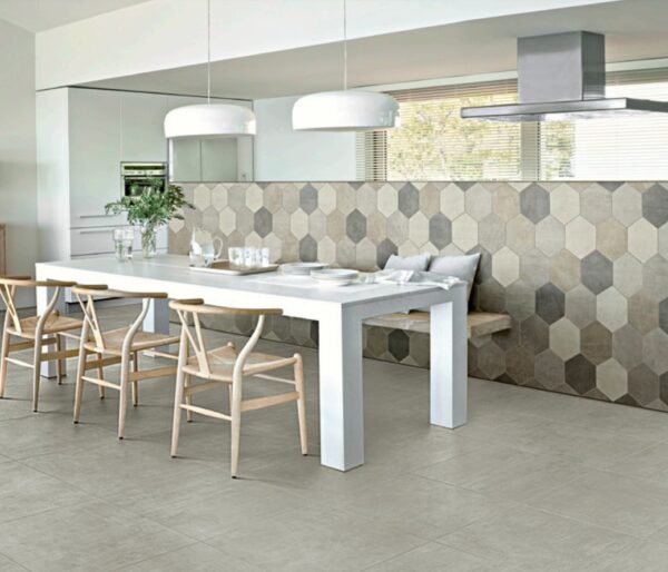 Carrelage hexagonal mur de cuisine Unicom Starker ICON